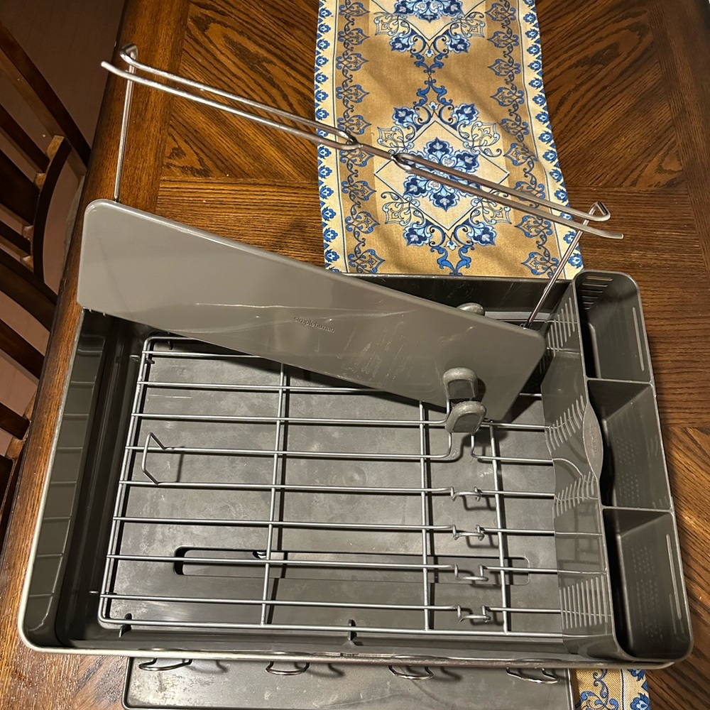 simplehuman Silver Kitchen Dish Organizer - Picture 4 of 9